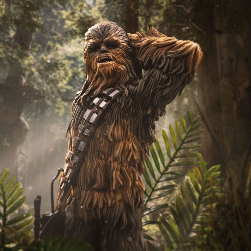 Star Wars Episode VI Art Scale Statue 1/10 Chewbacca and Tokkat 22 cm 4