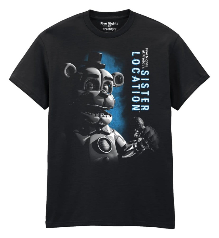 Five Nights at Freddy’s T-Shirt Sister Location Funtime Freddy Black Size S 1
