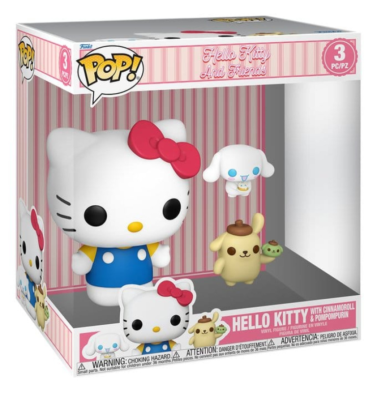 Hello Kitty Super Sized Jumbo POP! Vinyl Figure 3-Pack Bundle 25 cm 1
