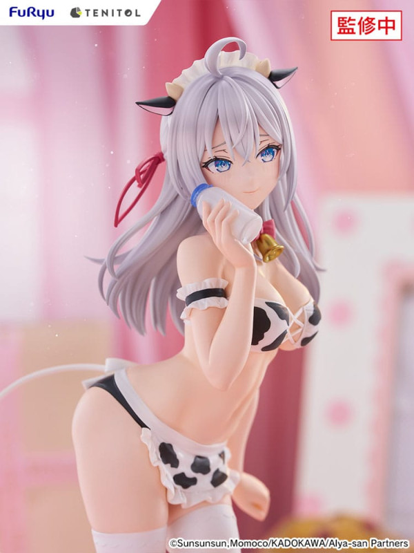 Alya Sometimes Hides Her Feelings in Russian Tenitol Tall PVC Statue Alya Cow Costume Ver. 29 cm 6