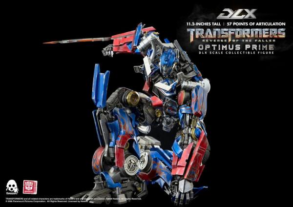 Transformers Revenge of the Fallen: Optimus Prime 28 cm DLX Action Figure - ThreeZero