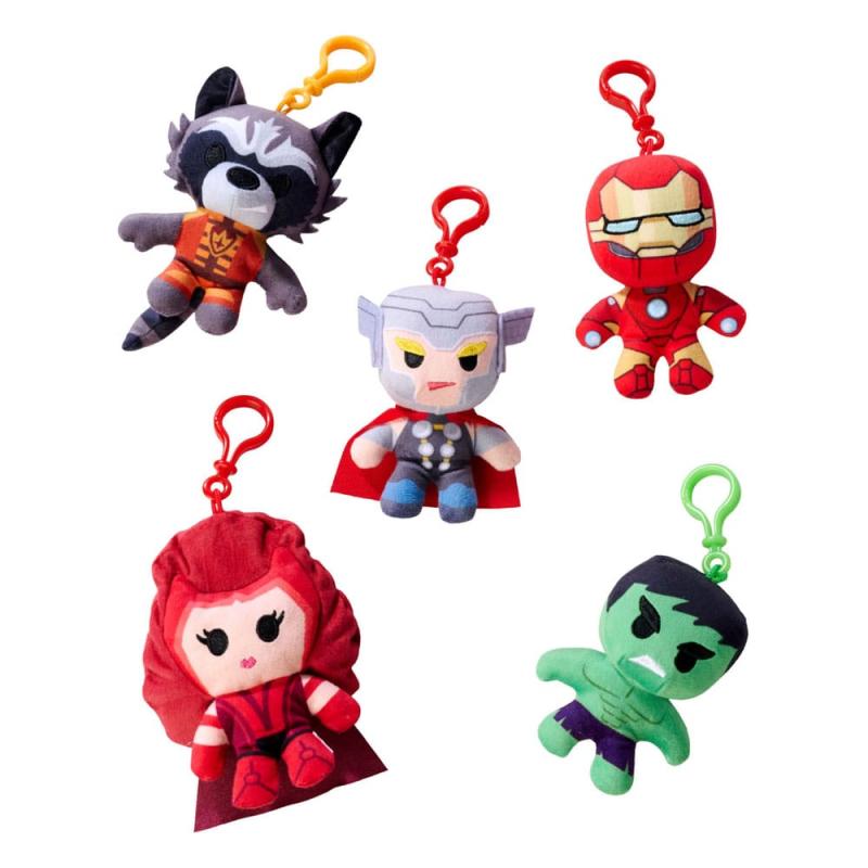 Marvel Cutie Clipz Plush Keychains Assortment (12) 7