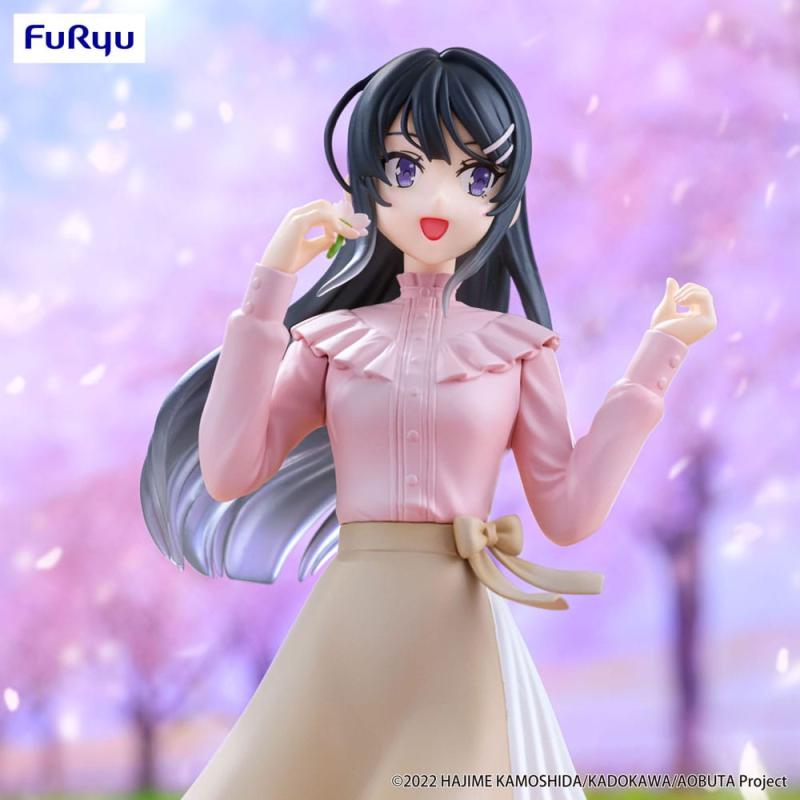 Rascal Does Not Dream of Bunny Girl Senpai Trio-Try-iT PVC Statue Mai Sakurajima Spring Outfit Ver.