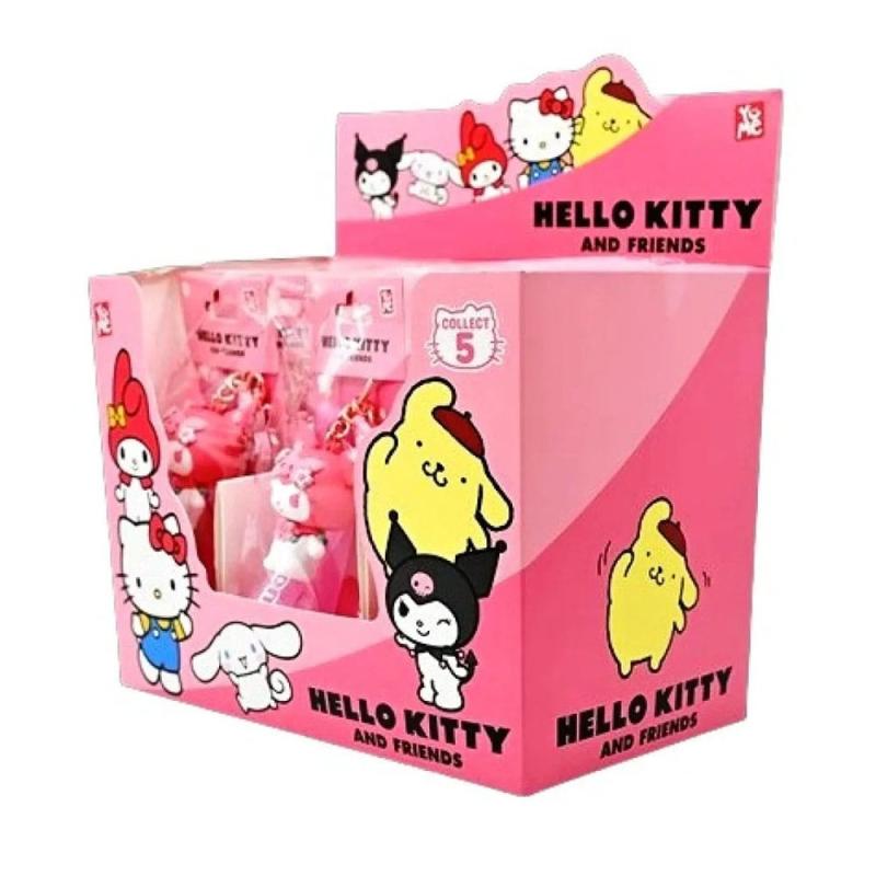 Sanrio Sakura Series Keychains with Hand Strap Hello Kitty and Friends Display (12)