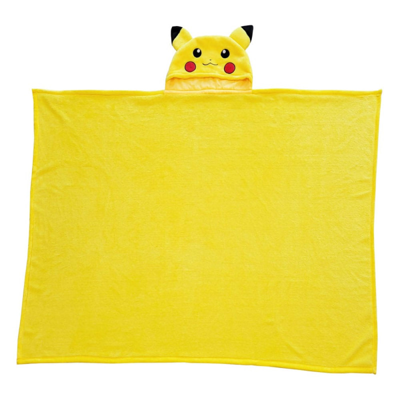 Pokémon Coral Hooded Blanket Pikachu 120 x 150 cm 1