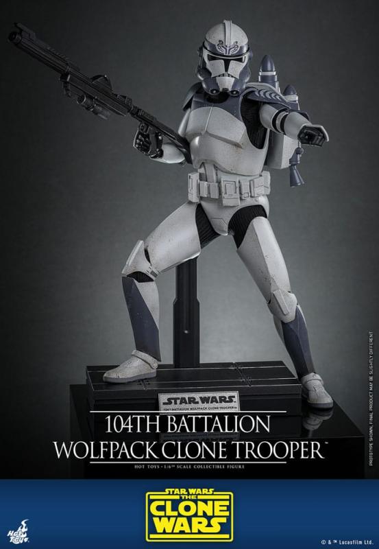 Star Wars The Clone Wars Action Figure 1/6 104th Battalion Wolfpack Clone Trooper 30 cm 4