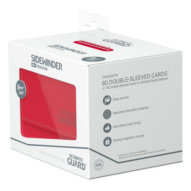 Ultimate Guard Sidewinder 80+ XenoSkin Monocolor Red