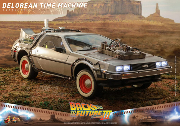 Back to the Future III Movie Masterpiece Vehicle 1/6 DeLorean Time Machine 72 cm 10