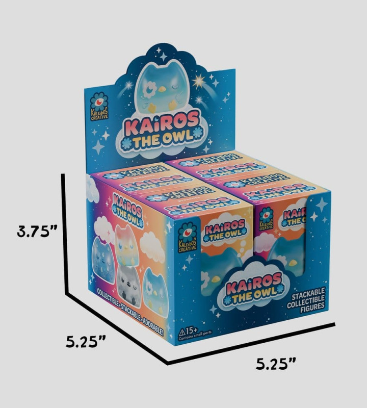 Stackable Kairos Mini Figures S1 3 cm Blind Box Display (4) 8