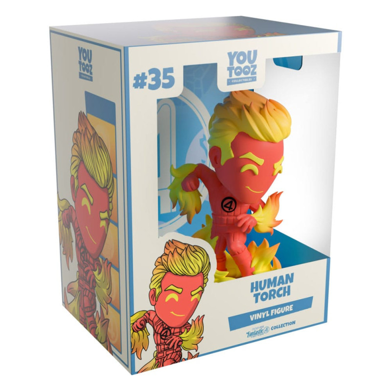 The Fantastic Four Vinyl Figure Human Torch 14 cm 4