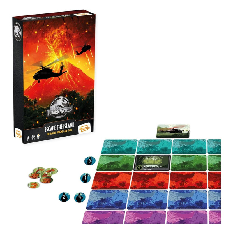 Jurassic World Shuffle Card Game Escape The Island 4