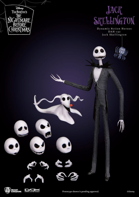Nightmare before Christmas Dynamic 8ction Heroes Action Figure 1/9 Jack 21 cm 11