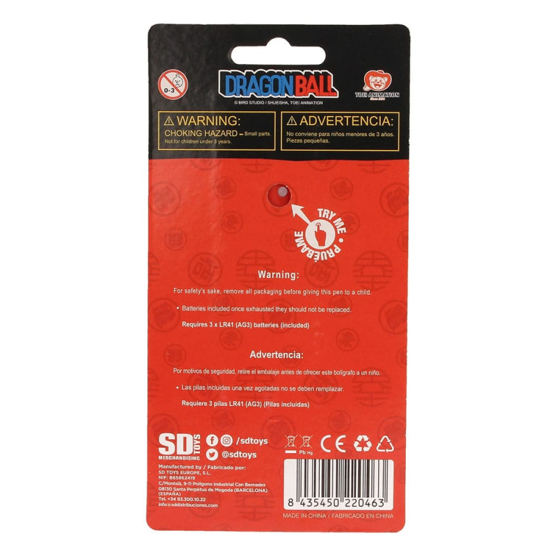 Dragon Ball Pen with Light Projector Goku Kid 5