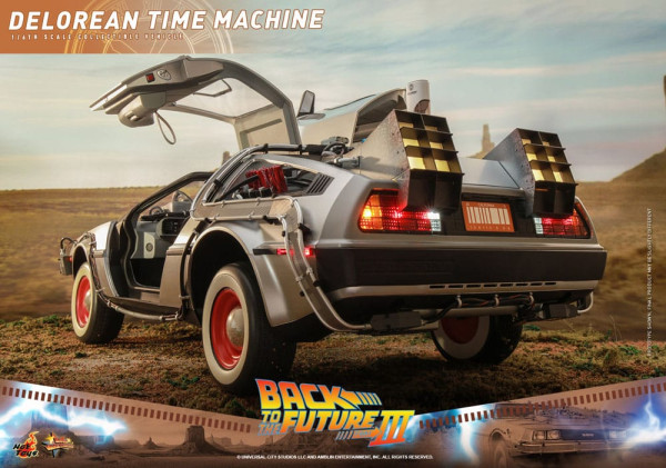 Back to the Future III Movie Masterpiece Vehicle 1/6 DeLorean Time Machine 72 cm 9