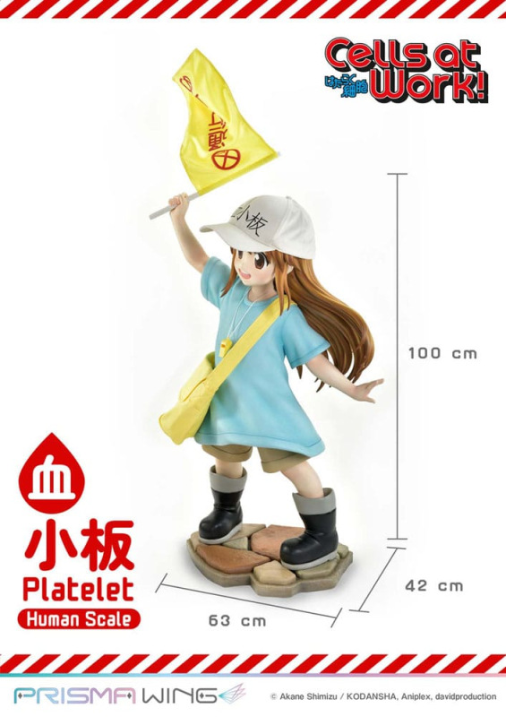 Cells at Work! Life Scale Masterline Series Statue Platelet 100 cm 6