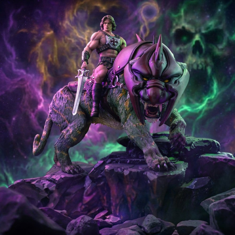 Masters of the Universe Art Scale Statue 1/10 He-Man and Battle Cat 33 cm 4