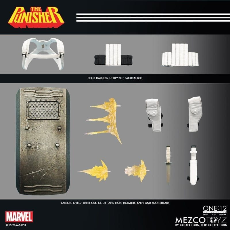 Marvel Comics One:12 Collective Action Figure 1/12 Punisher 17 cm 2