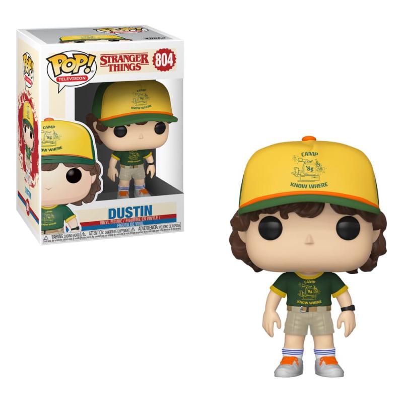 Stranger Things POP! TV Vinyl Figure Dustin (At Camp) 9 cm