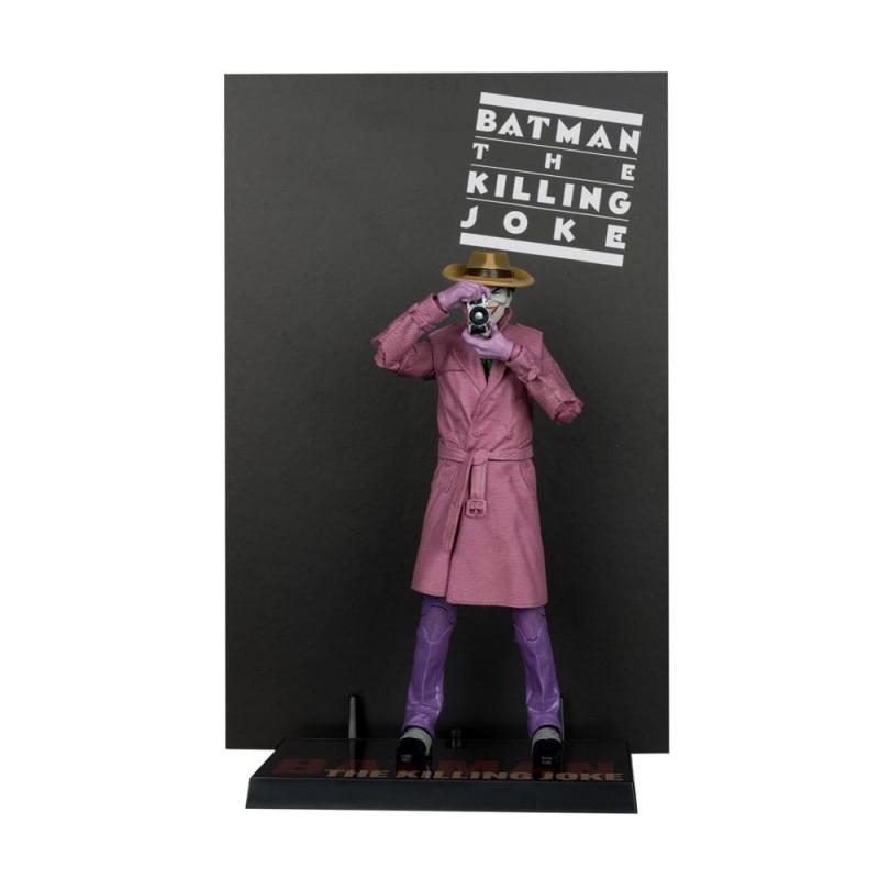 DC Multiverse McFarlane Cover Recreations Action Figure The Joker (Batman: The Killing Joke) (Gold L 2