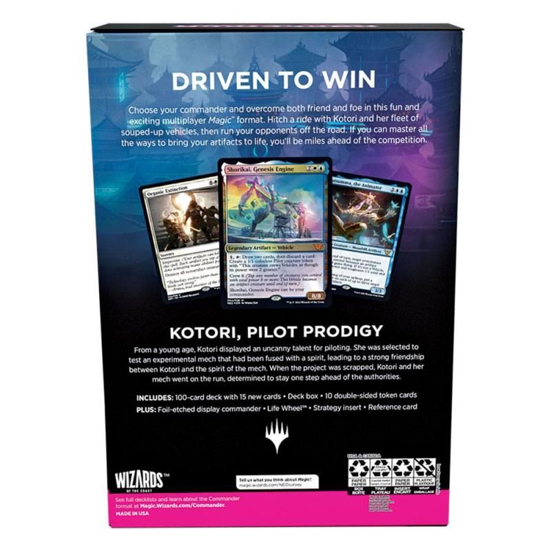 Magic the Gathering Kamigawa: Neon Dynasty Commander Decks Display (4) english