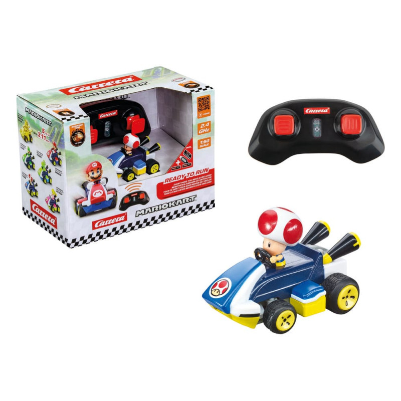 Super Mario Kart RC remote-controlled Car 1/50 2.4GHz Mini Toad 1