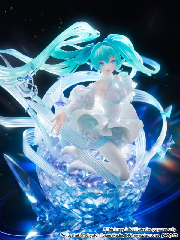 Hatsune Miku PVC Statue 1/7 Hatsune Miku - Crystal Dress Ver. 22 cm 1