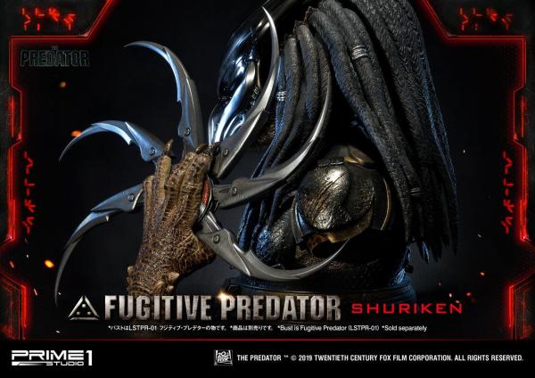 Predator 2018 Bust 1/1 Fugitive Predator Shuriken 65 cm