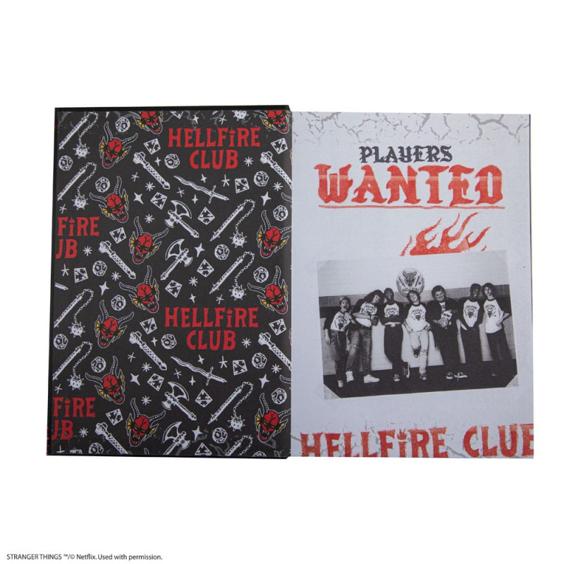 Stranger Things Notebook Hell Fire Club 2