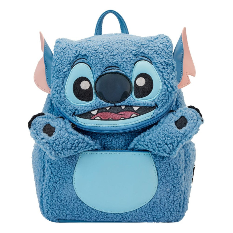 Disney by Loungefly Backpack Stitch Plush Pocket 1