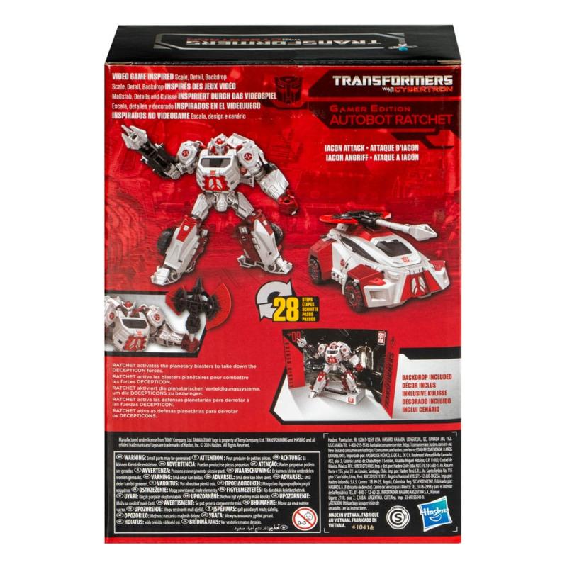 Transformers: War for Cybertron Studio Series Voyager Class Action Figure Gamer Edition Autobot Ratc