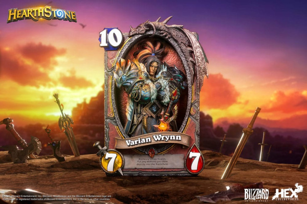 Hearthstone 3D Art Frame Statue Varian Wrynn 31 cm 1