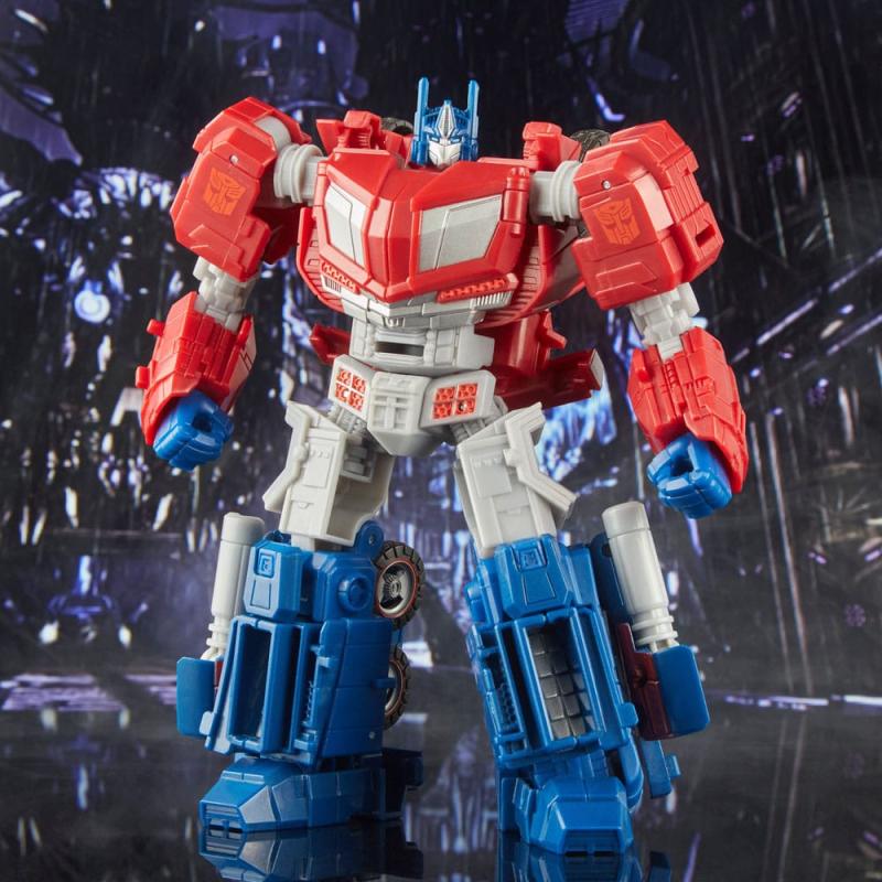 Transformers Generations Studio Series Voyager Class Action Figure Gamer Edition Optimus Prime 17 cm