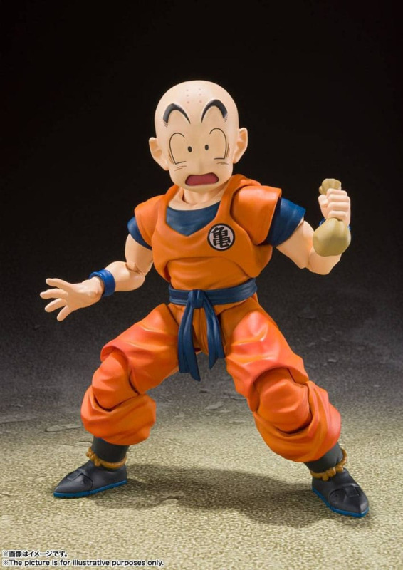 Dragon Ball Z S.H. Figuarts Action Figure Krillin-Earth's Strongest Man 12 cm 2