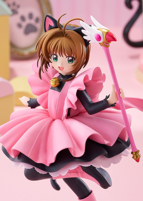 Cardcaptor Sakura Pop Up Parade PVC Statue Sakura Kinomoto: Black Cat Costume Ver. L Size 22 cm 3