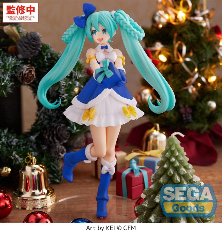 Character Vocal Series 01: Hatsune Miku High Premium PVC Figure Hatsune Miku Sapphire Christmas Ver. 2