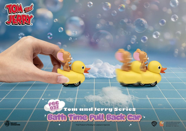 Tom & Jerry Pull Back Cars Bath Time Blind Box 6-Pack 1
