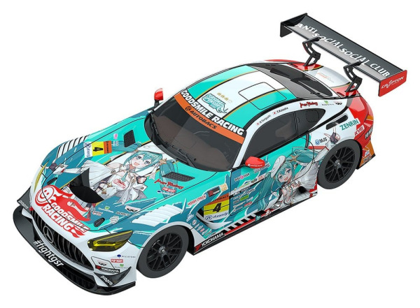 Hatsune Miku GT Project Vehicle 1/18 Good Smile Hatsune Miku AMG 2023 Season Opening Ver. 26 cm