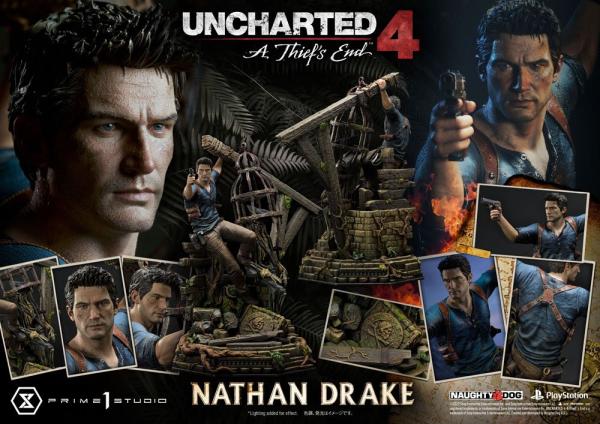 Uncharted 4: A Thief's End Ultimate Premium Masterline Statue 1/4 Nathan Drake 69 cm