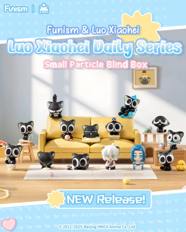 Luo Xiaohei Mini Figures Q face Series 1 3 cm Display (4)