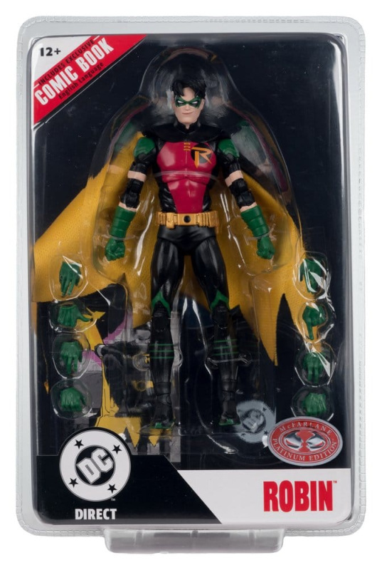 DC Direct Page Punchers Action Figure Robin Tim Drake (Nightwing #81) (Red Platinum Edition) 18 cm 7