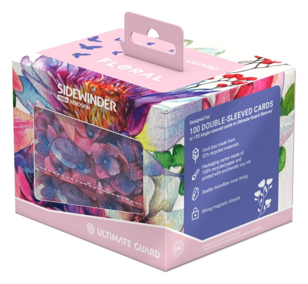 Ultimate Guard Sidewinder 100+ Xenoskin "Floral Places" - Lotus Bloom 8