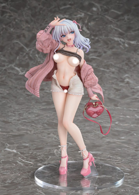 Original Character PVC Statue 1/6 Shion Passion Pink Illustration by Michiking 27 cm 2