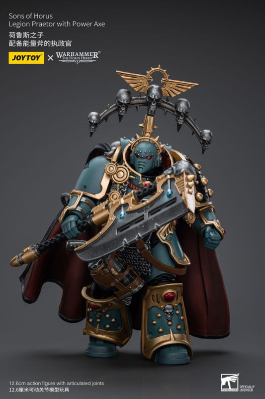 Warhammer The Horus Heresy Action Figure 1/18 Sons of Horus Legion Praetor with Power Axe 12 cm 7