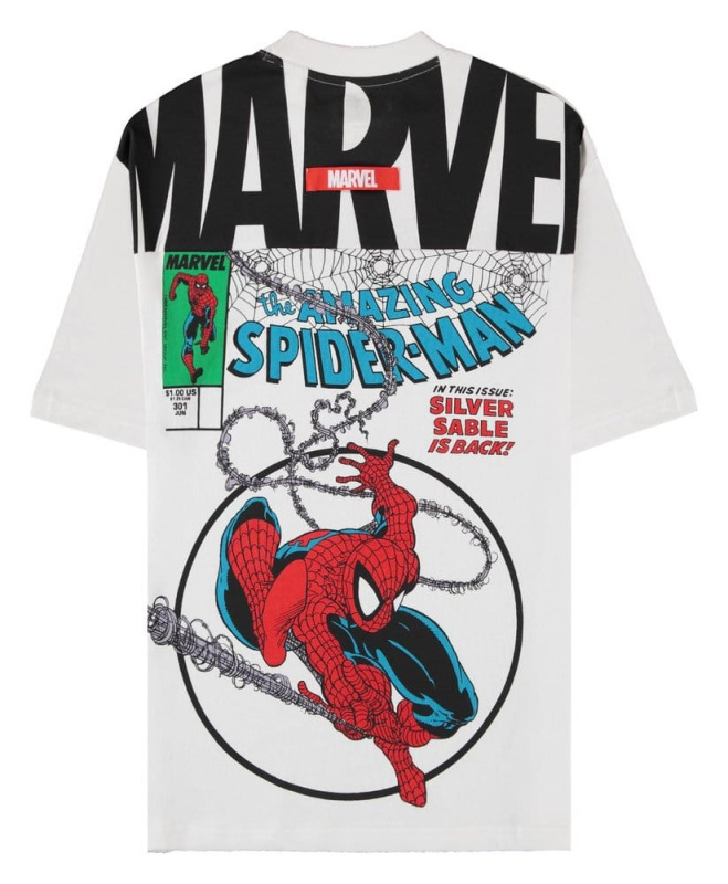 Marvel T-Shirt Spider Man Split Comic Size XL