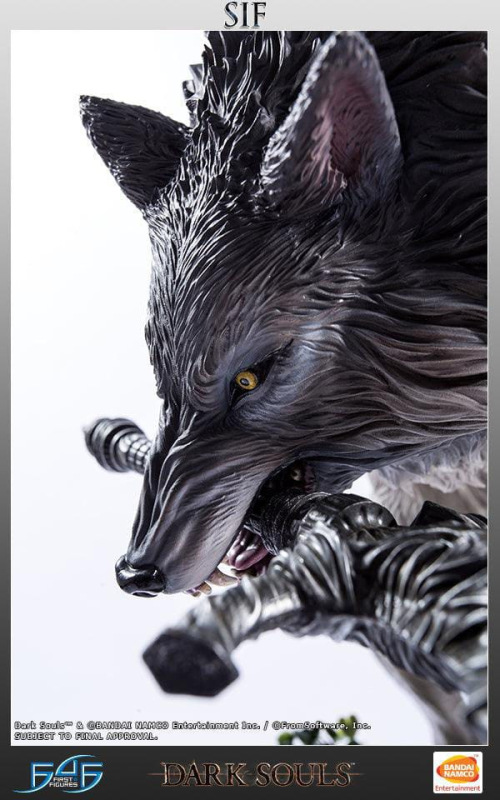 Dark Souls Statue The Great Grey Wolf Sif 64 cm 2