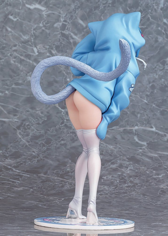 Virtual illustrator Kanzarin PVC Figure 1/6 kanzarin-chan: Cat-Eared Hoodie Ver. 26 cm 11