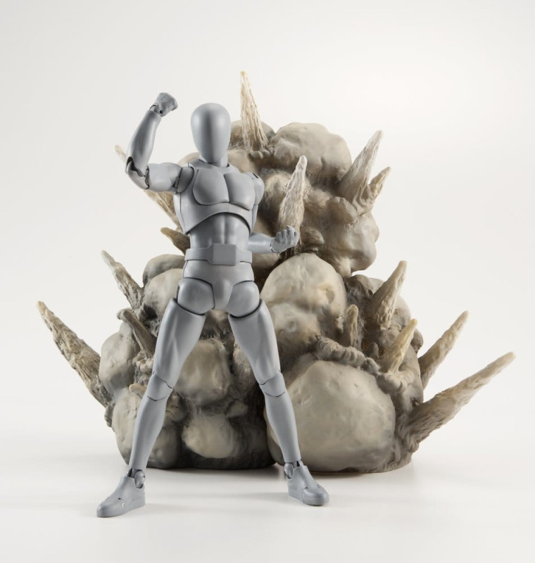 Tamashii Effect Action Figure Accessory Explosion Gray Ver. for S.H.Figuarts 6