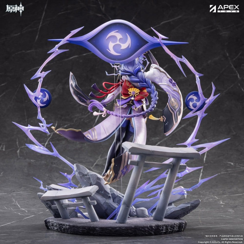 Genshin Impact PVC Figure 1/7 Raiden Shogun Plane of Euthymia Ver. 36 cm 6