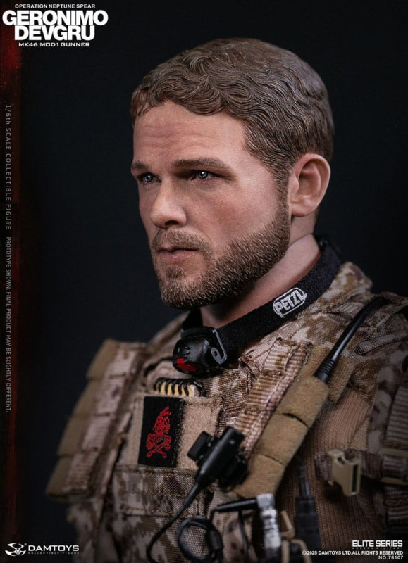 Modern Military Action Figure 1/6 Geronimo Devgru - MK46 MOD1 Gunner (Operation Neptune Spear) 30 cm 12