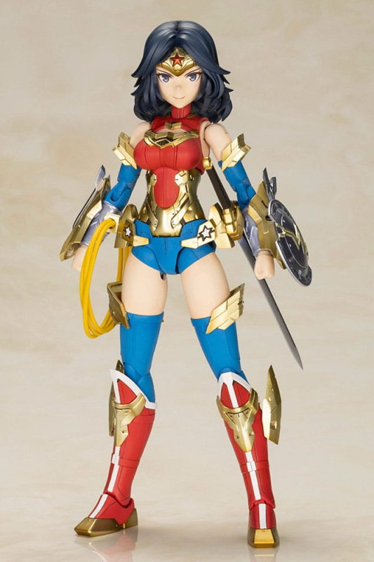 DC Comics Cross Frame Girl Plastic Model Kit Wonder Woman Humikane Shimada Ver. 16 cm 1